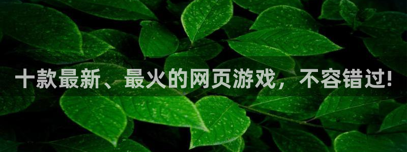 杏耀：十款最新、最火的网页游戏，不容错过!